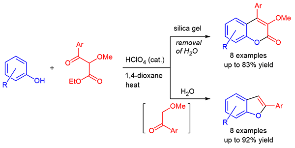 Selective Syntheses of Coumarin and Benzofuran.gif